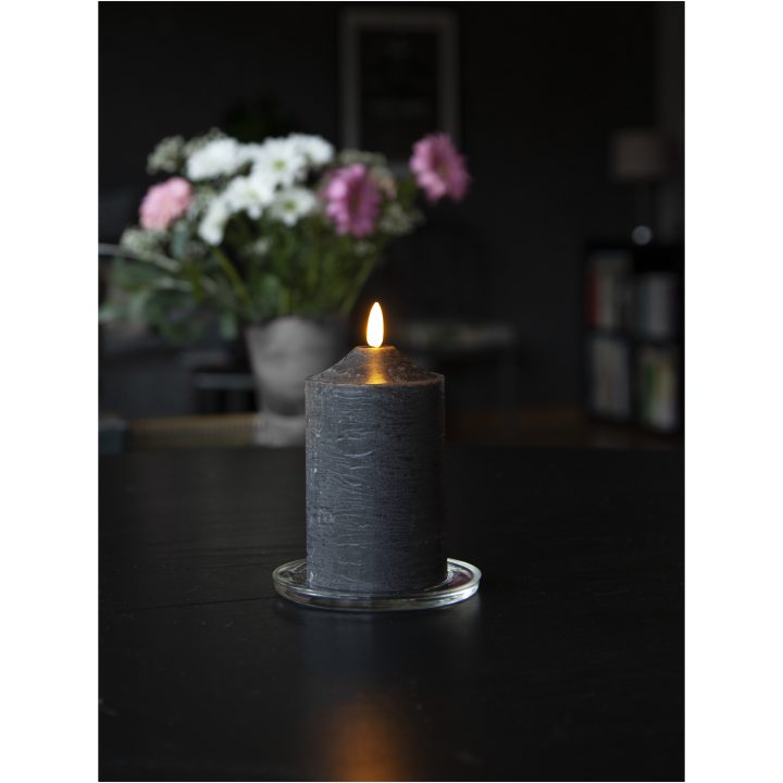 LED Bloklys Flamme Sort Star Trading – billede 4