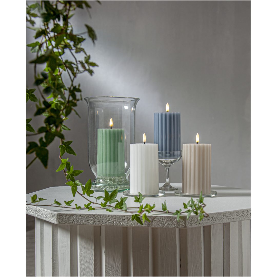 LED Bloklys Flamme Stripe STAR TRADING – billede 5