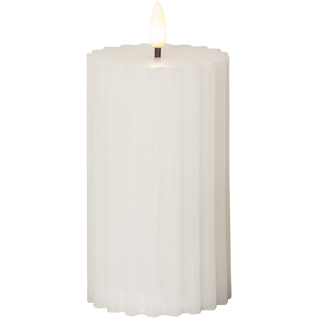 LED Bloklys Flamme Stripe STAR TRADING