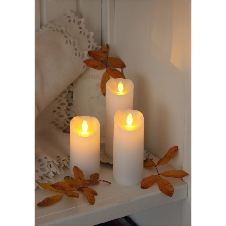 LED Bloklys Glow Hvid Star Trading – billede 5