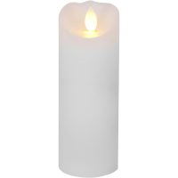 LED Bloklys Glow Hvid Star Trading