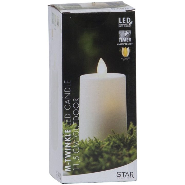 LED Bloklys M-Twinkle Hvid Star Trading – billede 5