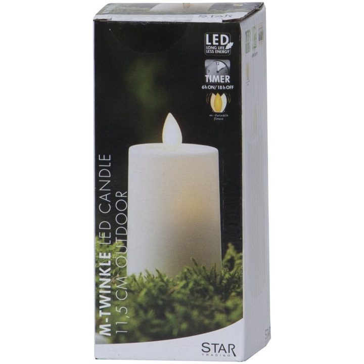 LED Bloklys M-Twinkle Hvid Star Trading – billede 4