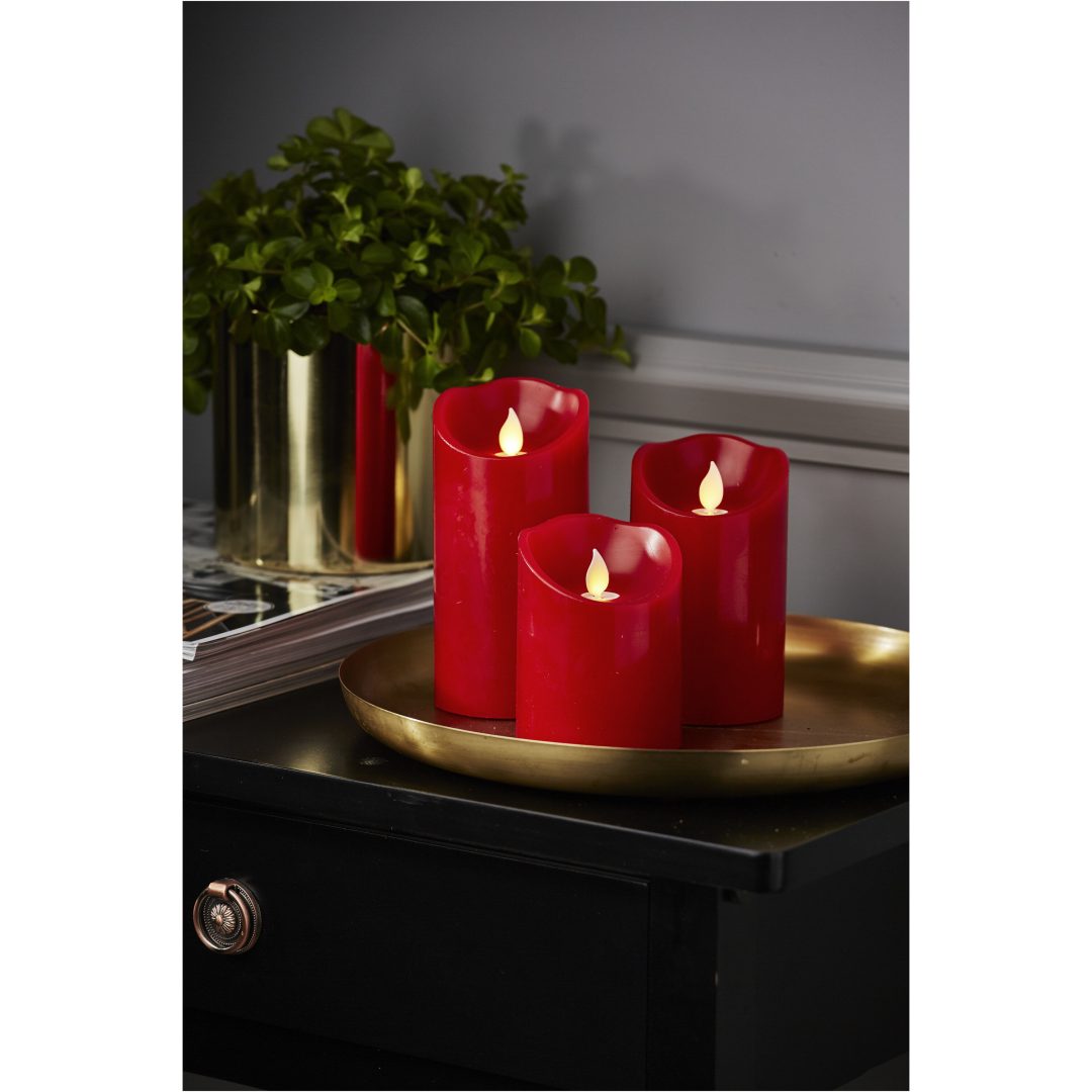 LED Bloklys M-Twinkle Rød Star Trading – billede 6