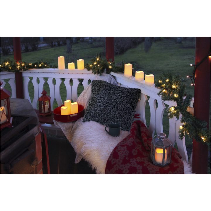 LED Bloklys Paul Beige Star Trading – billede 2