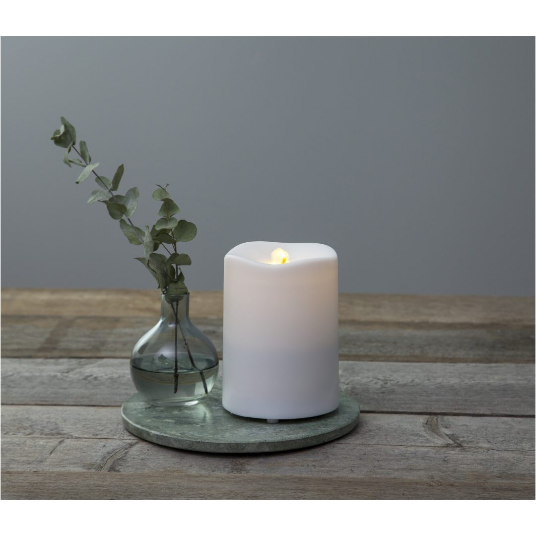 LED Bloklys Water Candle Hvid Star Trading – billede 10