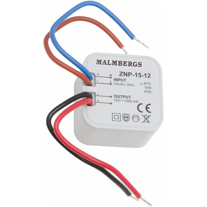 LED-DRIVER, KONSTANTSPÆNDING 12V Malmbergs – billede 2