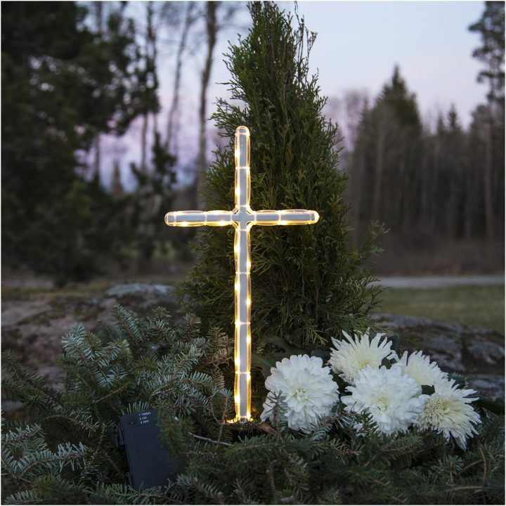 LED Gravlys GraveCross Hvid Star Trading – billede 7