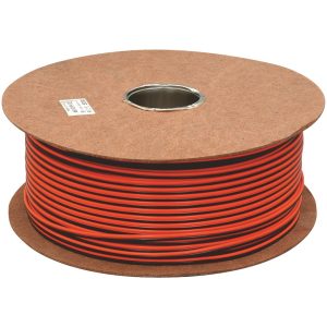 LED-kabel, RKUB, 2x0,75 mm², Sort/orange, 60V MALMBERGS