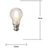 LED-lampa B22 A55 Outdoor Lighting Transparent Star Trading – miniature 2
