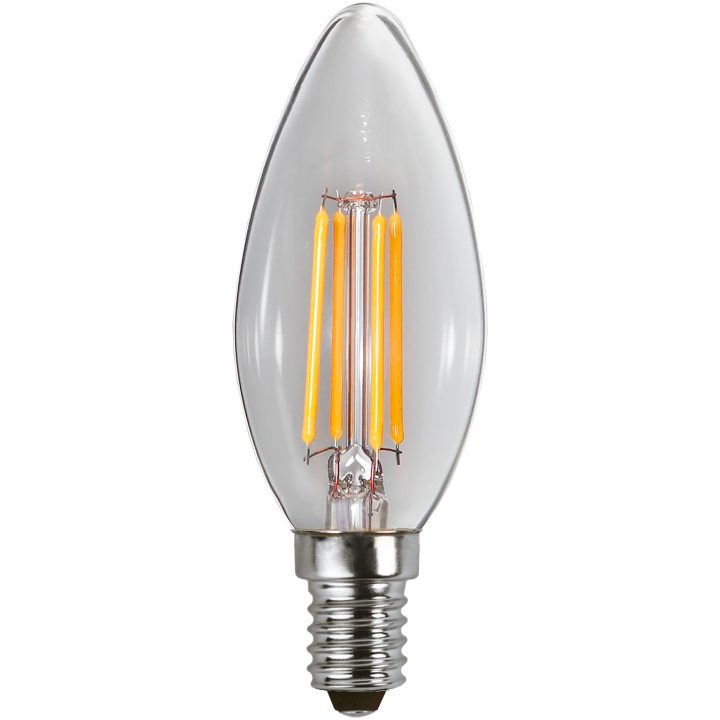 LED-lampa E14 Kron Clear 3-step memory Transparent Star Trading – billede 9