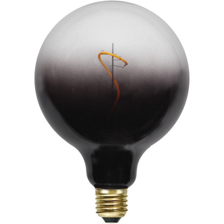 LED-lampa E27 G125 ColourMix Svart Star Trading – billede 3