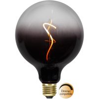 LED-lampa E27 G125 ColourMix Svart Star Trading