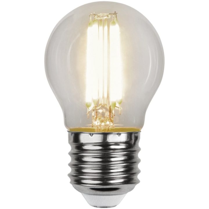 LED-lampa E27 Klot Clear 3-step memory Transparent Star Trading – billede 4