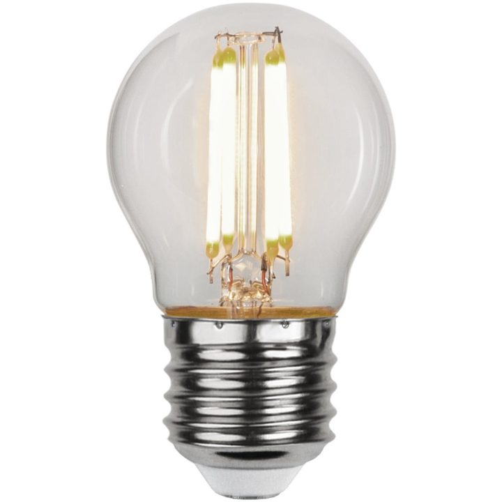 LED-lampa E27 Klot Clear 3-step memory Transparent Star Trading – billede 5