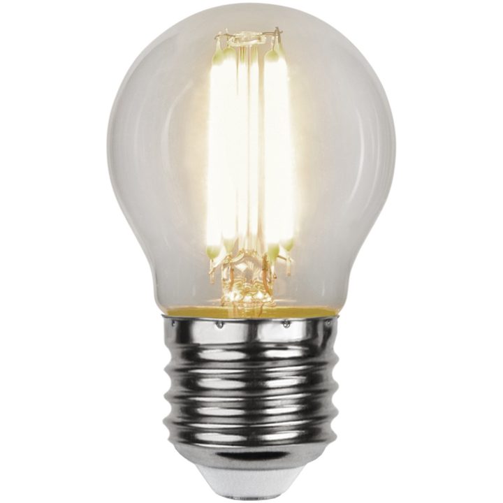 LED-lampa E27 Klot Clear 3-step memory Transparent Star Trading – billede 7