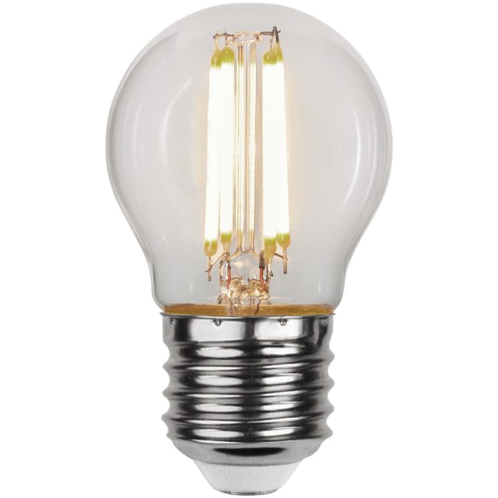 LED-lampa E27 Klot Clear 3-step memory Transparent Star Trading – billede 8