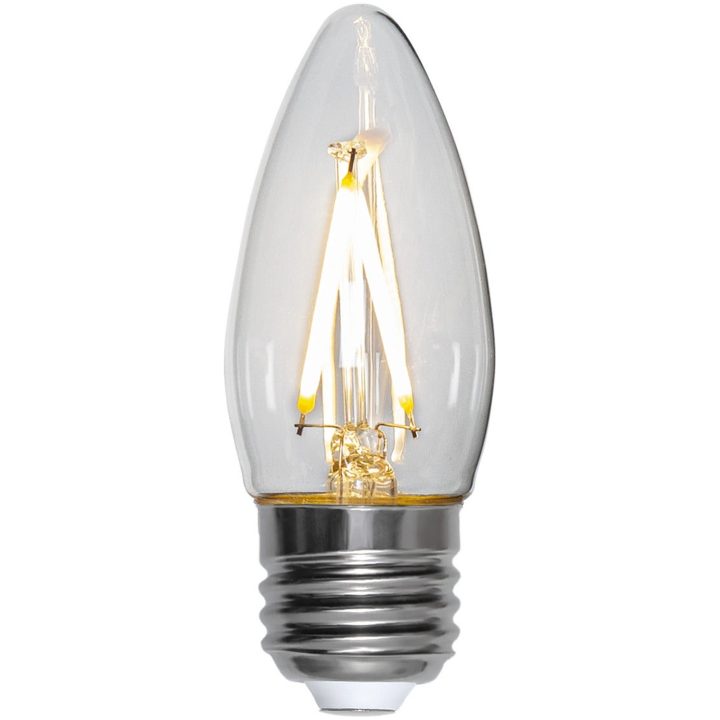LED-lampa E27 Kron Clear Transparent Star Trading – billede 3