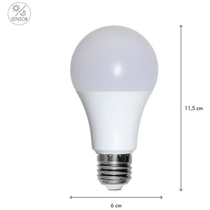 LED-lampa E27 Normal Sensor Opaque Vit Star Trading – billede 4