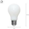 LED-lampa E27 Opaque Fil RA90 3-step Memo Opal Star Trading – miniature 6