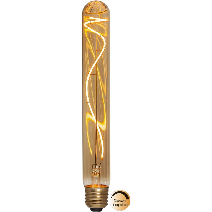 LED-lampa E27 T30 Soft Glow Bärnsten Star Trading – billede 5