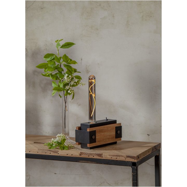 LED-lampa E27 T30 Soft Glow Svart Star Trading – billede 2