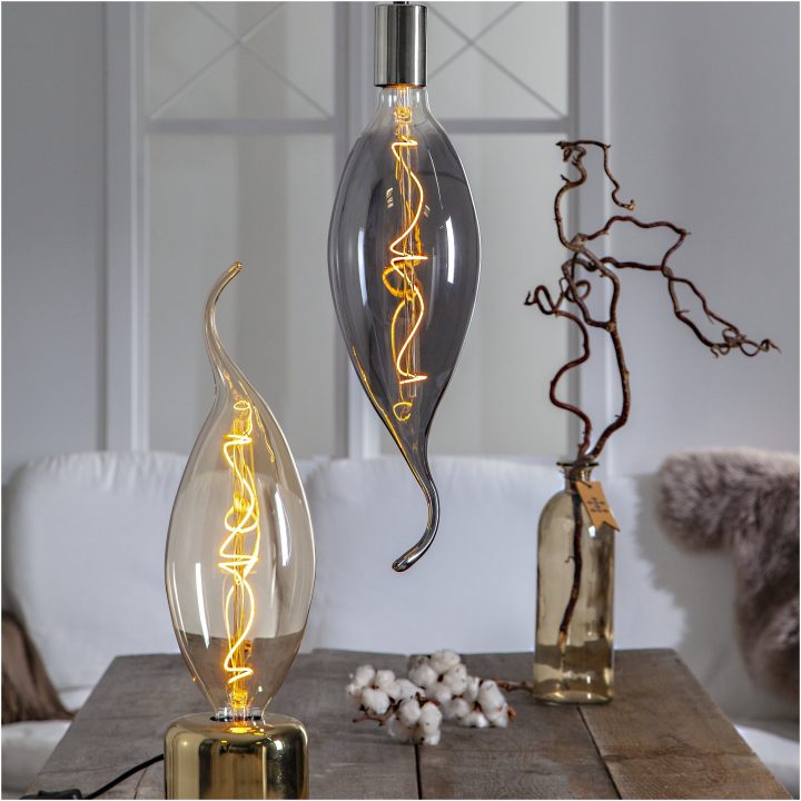 LED-lampa Industrial Vintage E27 Bärnsten Star Trading – billede 2