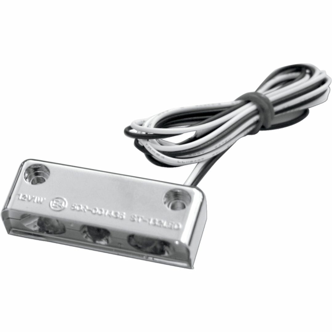 LED Lysstribe Krom ACCUTRONIX LIGHT LED STEP CHROME
