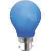 LED-pære B22 A55 Udendørsbelysning Blå Star Trading – miniature 1
