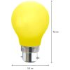LED-pære B22 A55 Udendørsbelysning Gul Star Trading – miniature 5