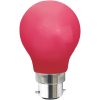 LED-pære B22 A55 Udendørsbelysning Rød Star Trading – miniature 2