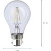 LED-pære B22 A60 Klar Star Trading – miniature 4
