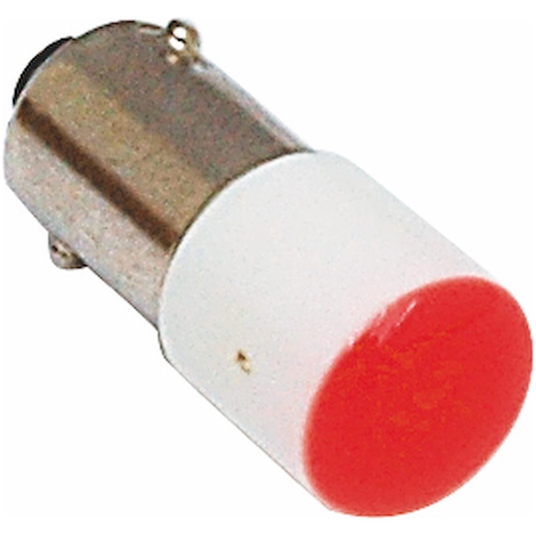 LED-pære, Ba9s, 24V, Rød MALMBERGS