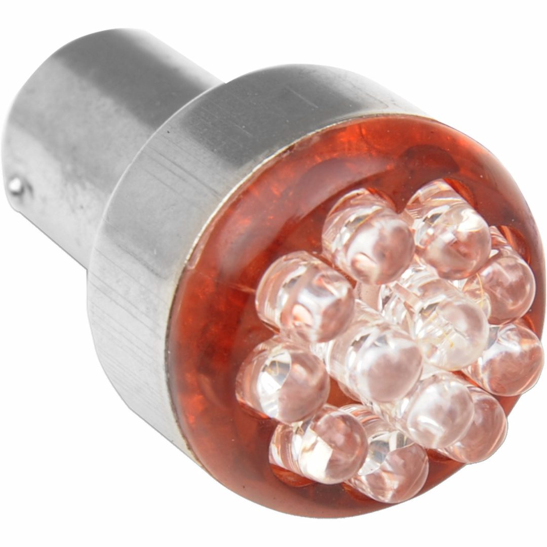 LED-pære BAY15D 1157 Standard EMGO Rød