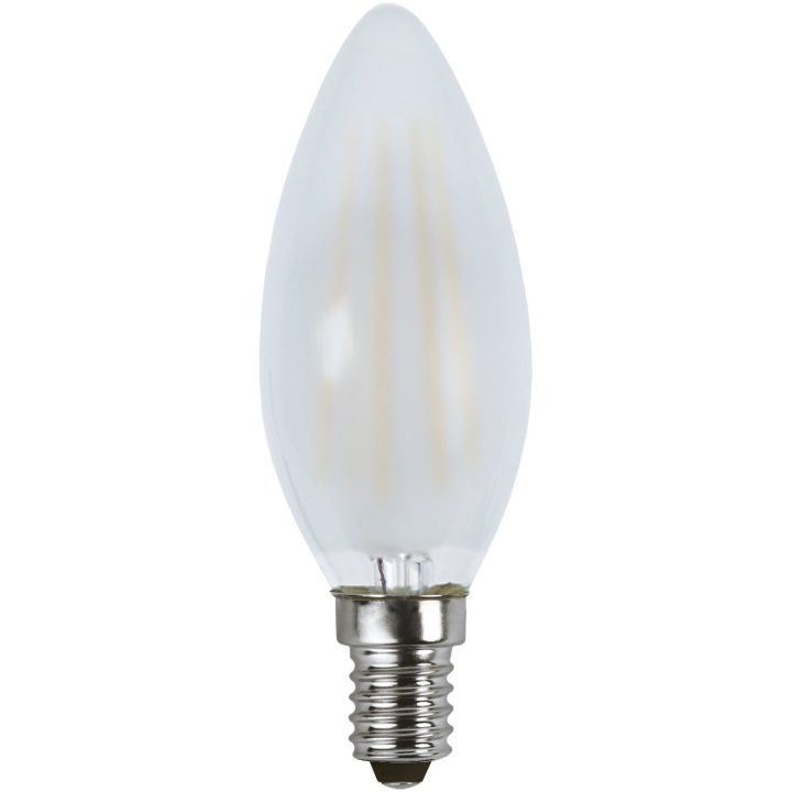 LED-pære E14 C35 Frosted Star Trading – billede 4