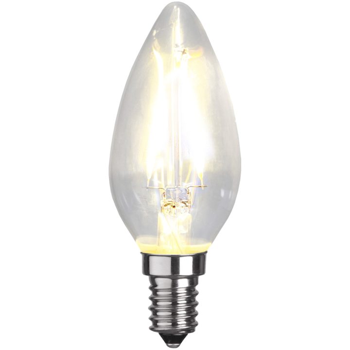 LED-pære E14 C35 Klar Transparent Star Trading – billede 7