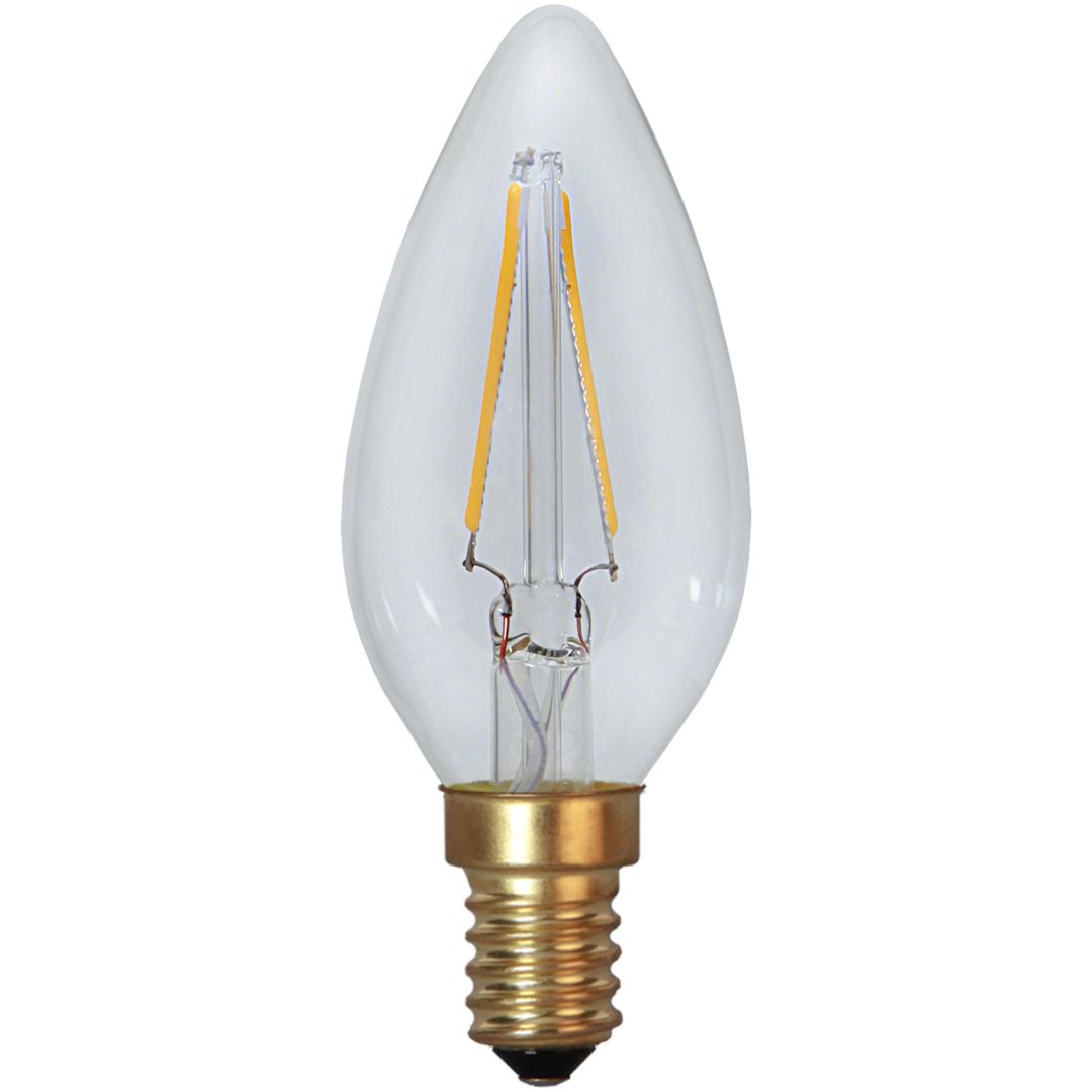 LED-pære E14 C35 Soft Glow Star Trading – billede 5