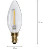LED-pære E14 C35 Soft Glow Star Trading – miniature 3