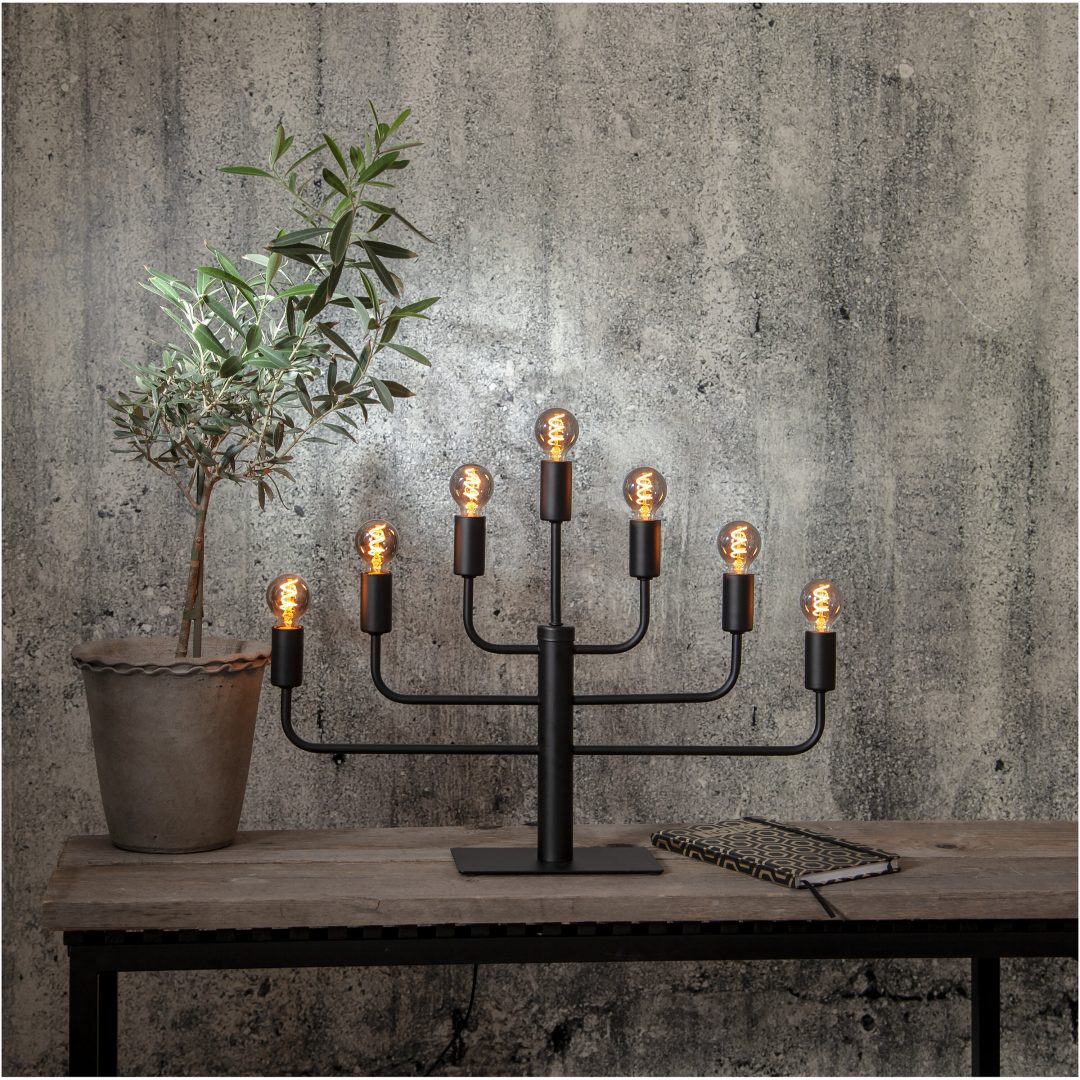 LED-pære E14 P45 Decoled Grace Smoke Star Trading