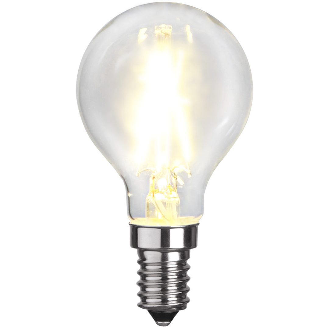 LED-pære E14 P45 Klar Transparent Star Trading – billede 6