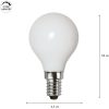 LED-pære E14 P45 Opaque Filament RA90 3-trins hukommelse Star Trading – miniature 1