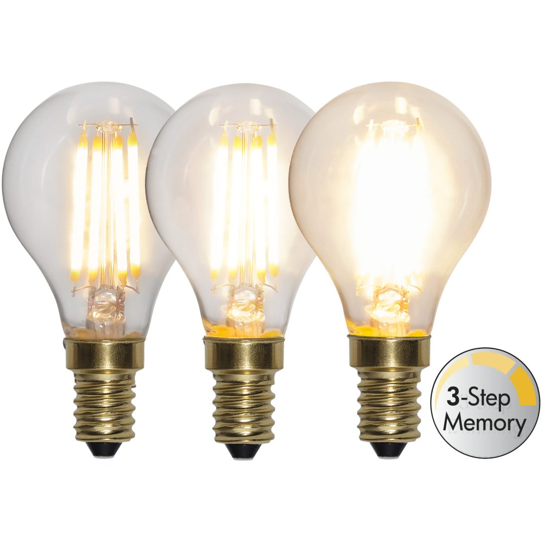 LED-pære E14 P45 Soft Glow 3-trins hukommelse Star Trading – billede 6
