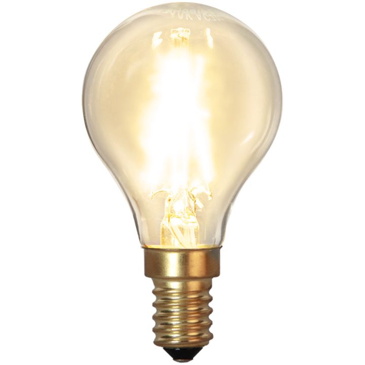 LED-pære E14 P45 Soft Glow Transparent Star Trading – billede 7