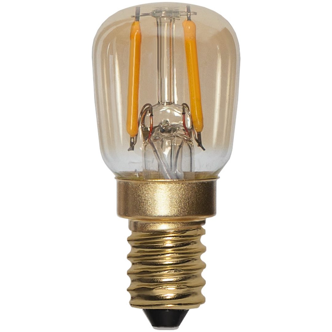 LED-pære E14 ST26 Decoled Amber Star Trading – billede 2