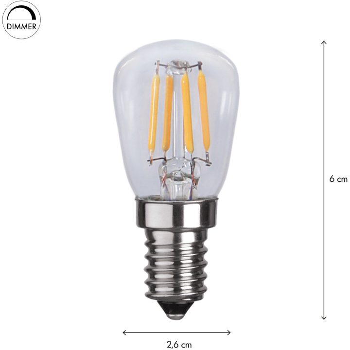LED-pære E14 ST26 Klar Star Trading – billede 4