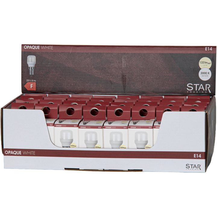 LED-pære E14 ST26 Opaque Basic Hvid Star Trading – billede 2
