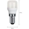 LED-pære E14 ST26 Opaque Basic Hvid Star Trading – miniature 1