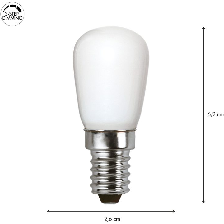 LED-pære E14 ST26 Opaque Filament RA90 Opal Star Trading – billede 2