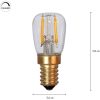 LED-pære E14 ST26 Soft Glow Star Trading – miniature 2