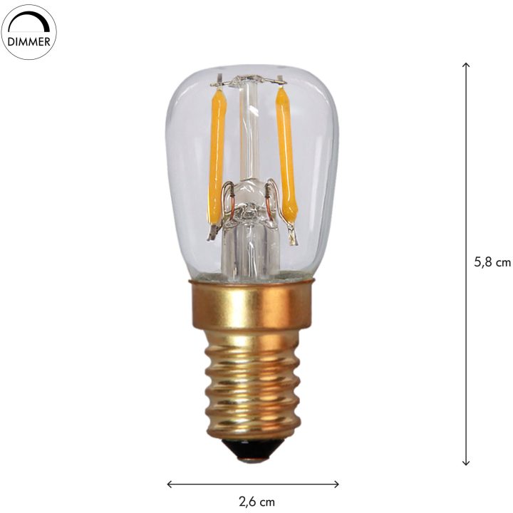 LED-pære E14 ST26 Soft Glow Star Trading – billede 2